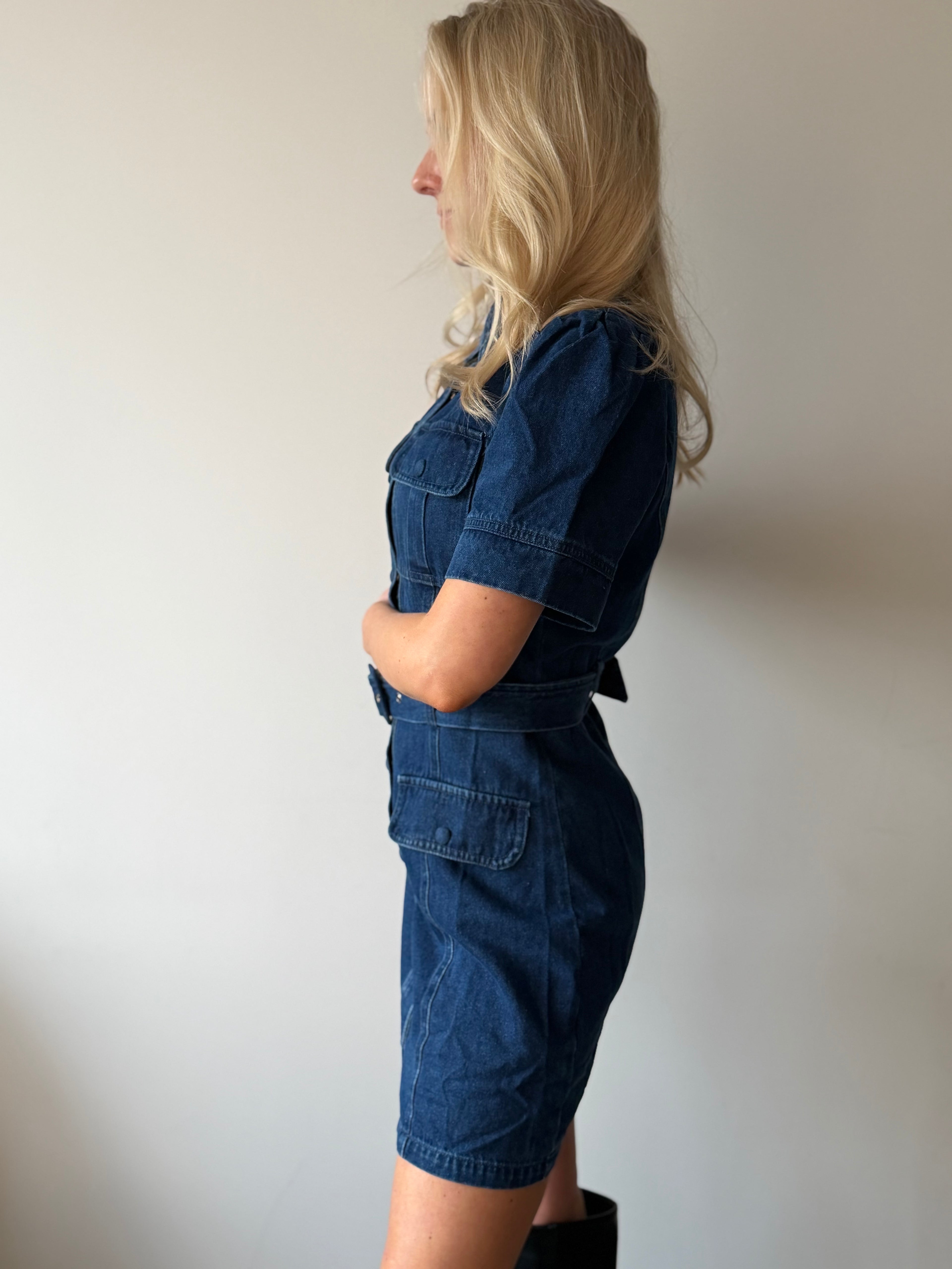 Džinsinė suknelė Eva